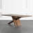 Brown Rectangular Solid Wood Dining Table-1430185731