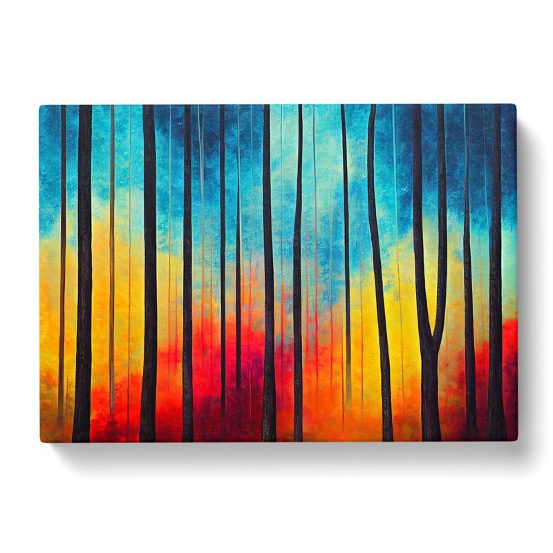 Summer Forest Painted Vol.4 - Wrapped Canvas