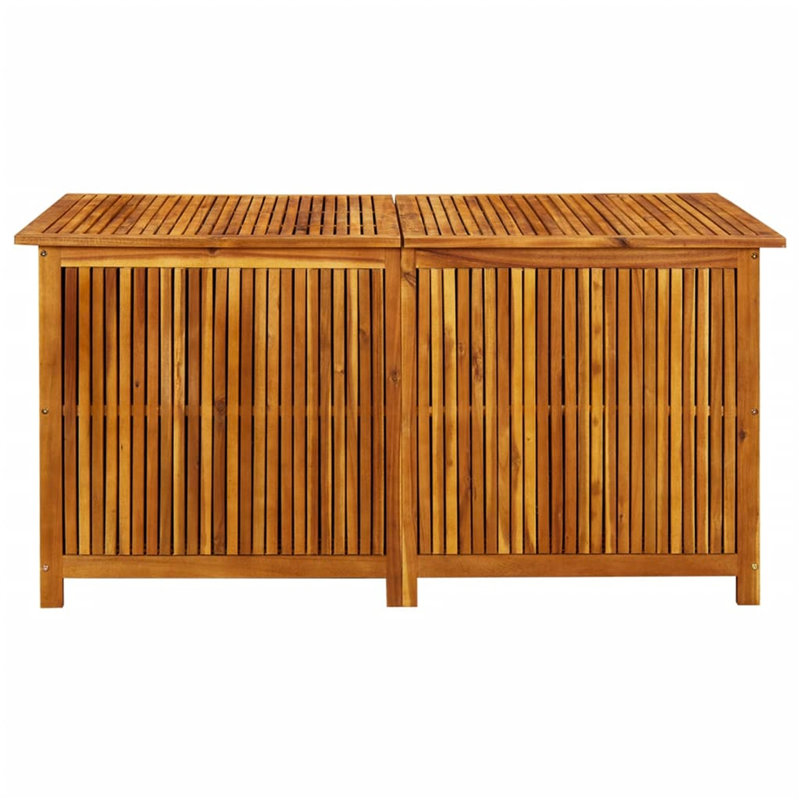 META 150 cm W 616 L Acacia Solid Wood Deck Box in Brown