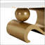 Ensemble de 2 tables basses gigognes modernes, ovales et rondes pour un décor de salon polyvalent et une utilisation efficace de l'espace-700974929