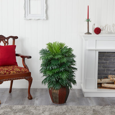 Plante de palmier en vase décoratif 26"