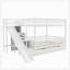 Lit superposé double au-dessus de double avec escalier de rangement, glissière et 2 tiroirs-1793738830