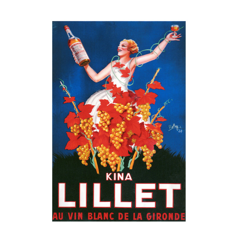 Art sur toile Marcus Jules Kina Lillet, H 19 po x l 12 po