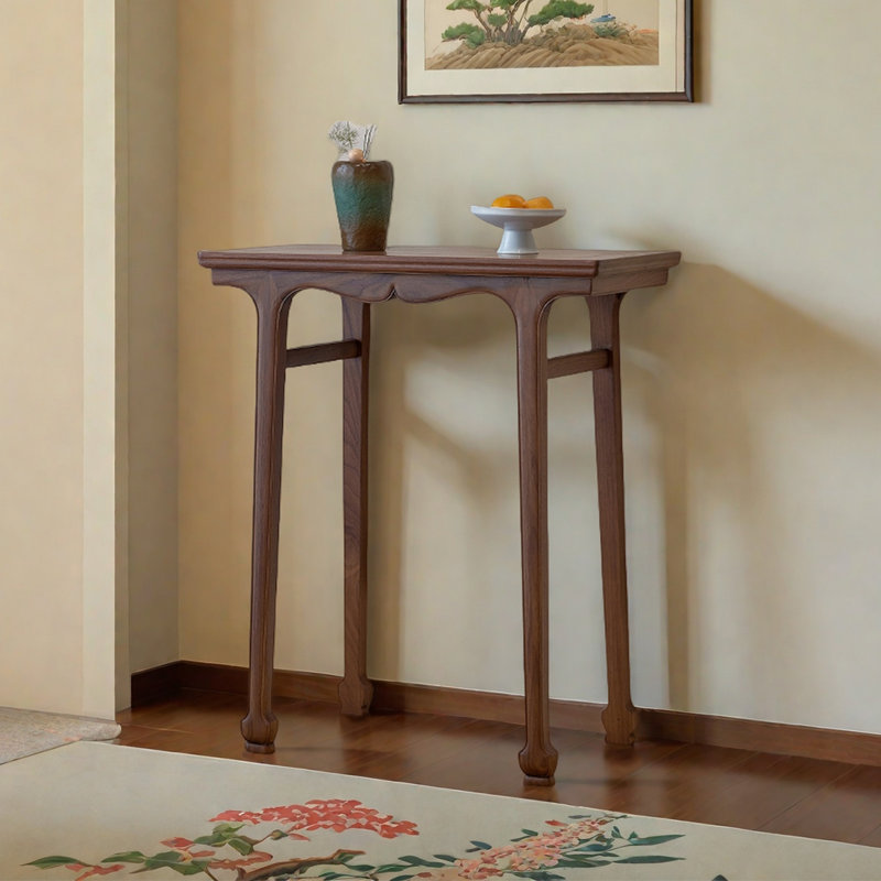 Console minimaliste en bois massif de haute qualité