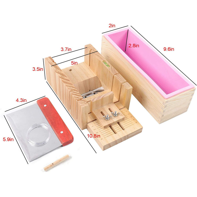 Ensemble de coupe-savon en bois réglable YaoTown