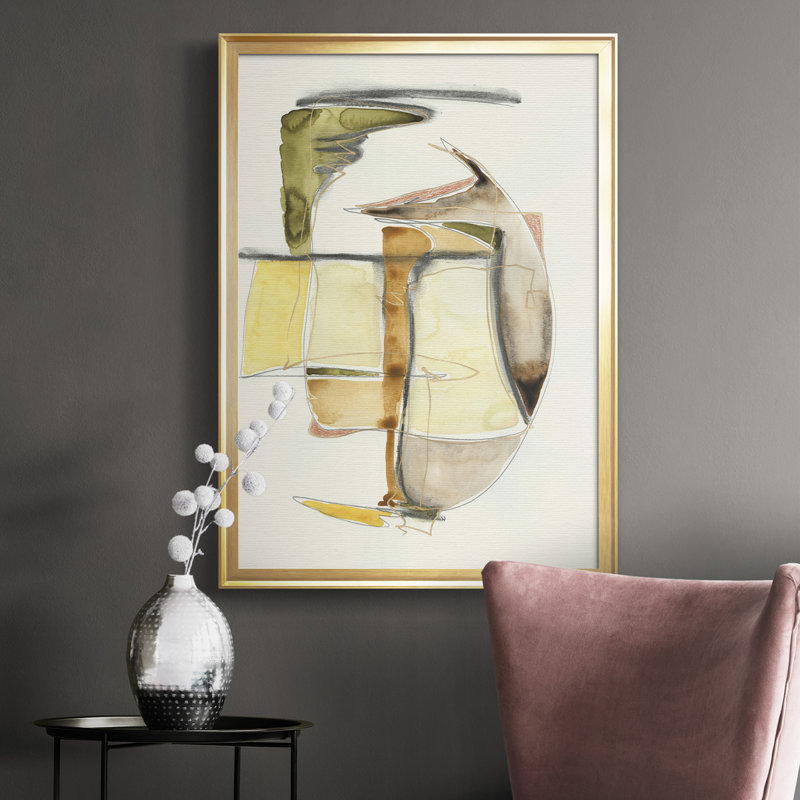«Brown Sugar I», reproduction d'art sur toile, Cadre doré, H 24,5 po x l 18,5 po x P 1 po