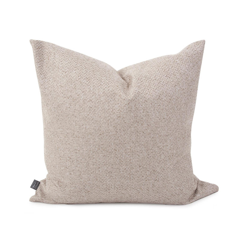 Coussin décoratif, Sable du Panama, 24 po x 24 po, Polyester/ Bourre en polyester