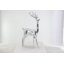 Sculpture de Noël fibre de verre renne de plancher avec motif mosaïque-102186612
