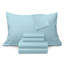  Ensemble de draps 100% coton percale frais et frais (4 pièces)-1379065359-1431329364