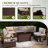 Romanas 8 Piece Patio Conversation Sets With Fire Pit Table-1446252471