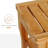 Shoe Storage Bench Wooden Spa Shower Stool with Underneath Storage Shelf Shoe Organizer
