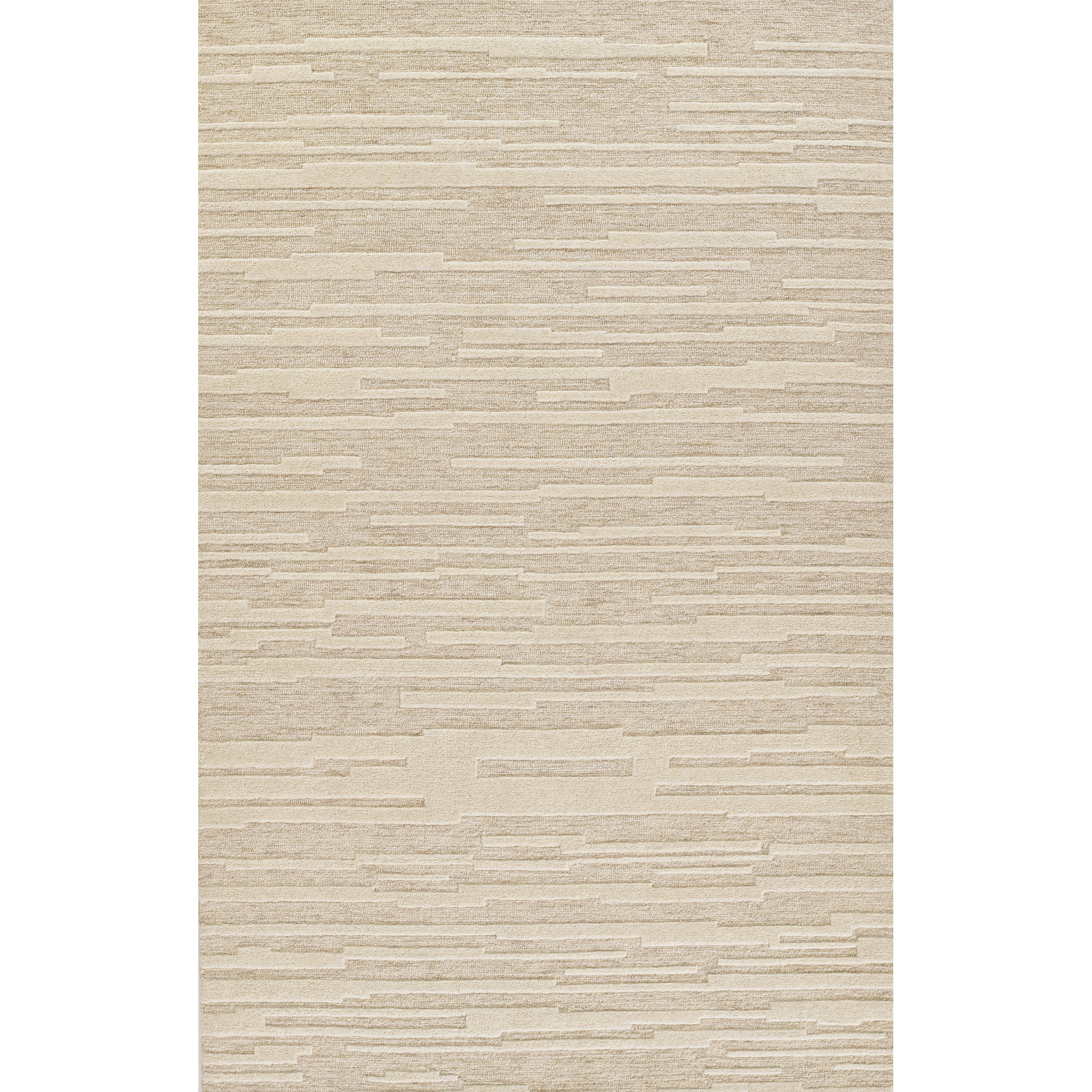 Keaundra Handmade Wool Taupe Rug, Runner 2'3" x 8'