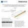 Drawer Slide Center Mount 3/4 Extension Cadmium Finish