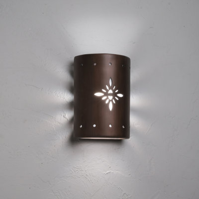 Lampe murale d'extérieur en céramique Ninamarie, ampoule DEL incluse