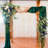 29 X120 Inch Green Velvet Table Runner