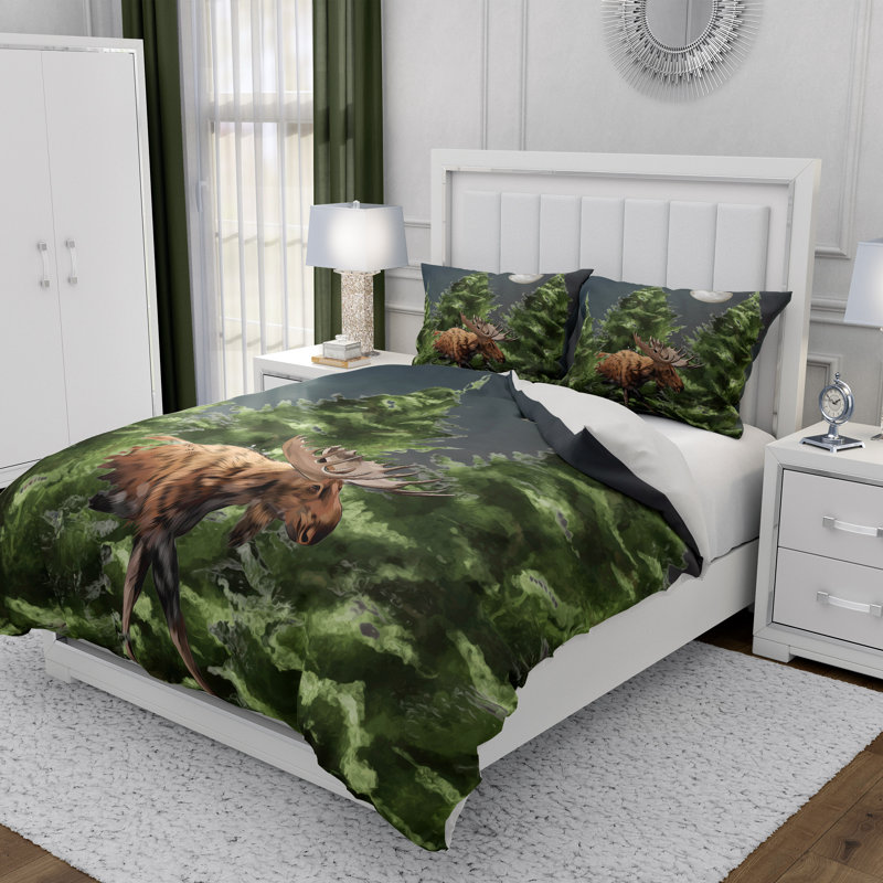 Cabin Duvet Cover, King Duvet Cover + 2 King Shams