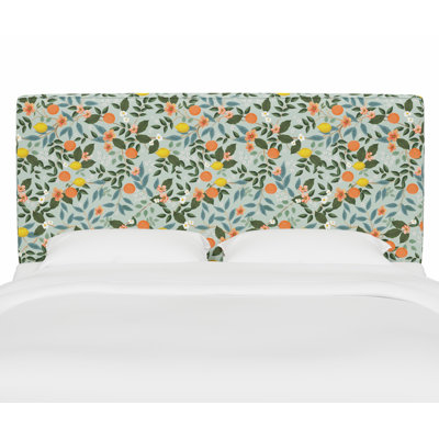Tête de lit Elly en bleu marine Ditsy Dahlia