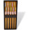 Ensemble de 5 paires de baguettes striées dans une boîte-cadeau Murari