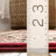 Romulus Power Loom Red/Beige/Black Medallion Kashan Rug-16786988