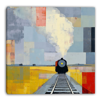 Rail Rail Horizon, art mural sur toile tendue