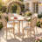 Extendable Table with Drop-Leaf