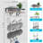 Sophiamaria Metal Bracket Shelf with Hooks