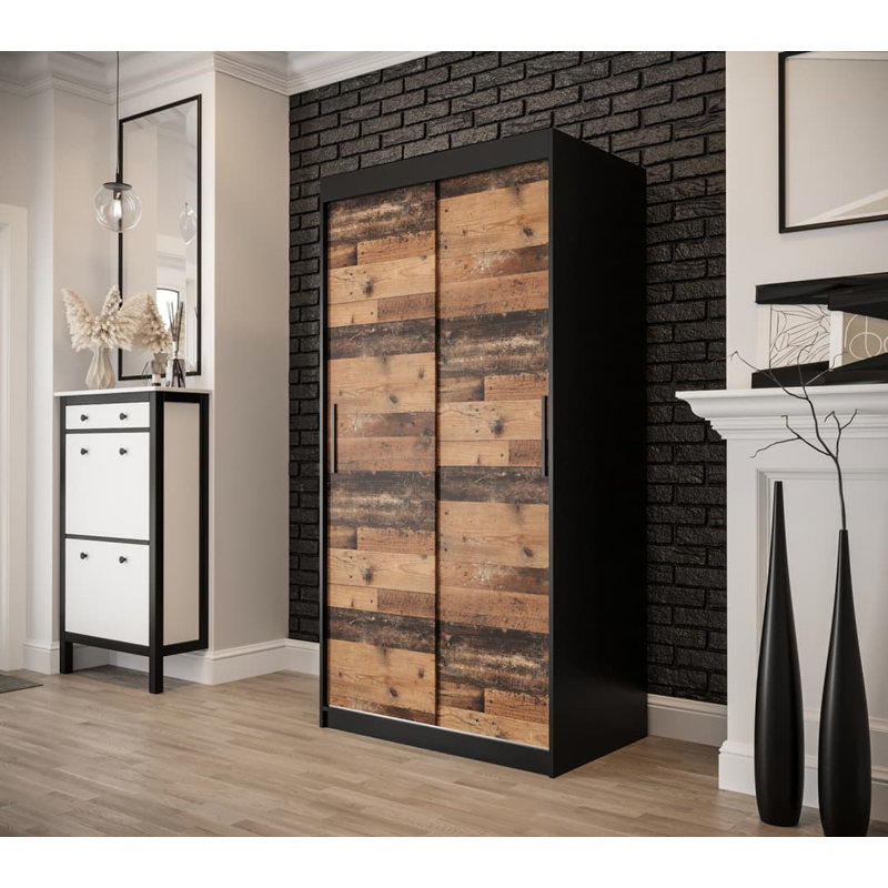 Naledi 2 Door Manufactured Wood Wardrobe