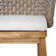 Tabourets de bar d'extérieur en bois d'acacia (4 PCS)
