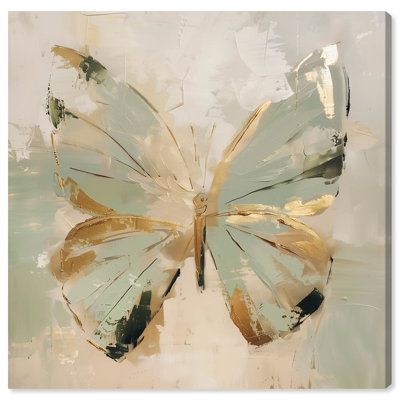 Art mural coloré «Sage Butterfly» par Art Remedy