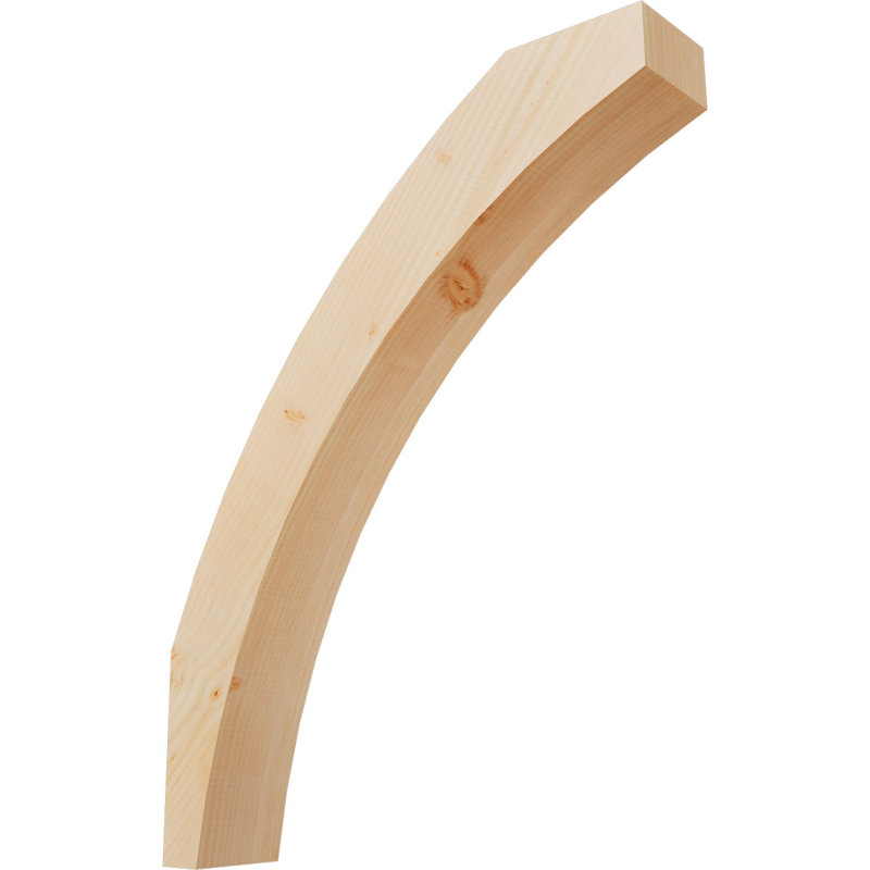 Genouillère Thorton, Sapin Douglas de 5 1/2 po (lisse), 28 po X P 36 po H