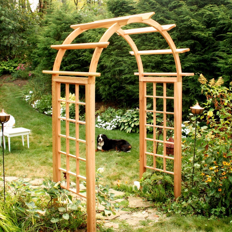 Tonnelle en bois 30 po Tillison, 48 po, Aucune finition