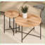 Ensemble de tables basses et de tables de bout 2 pièces Red Cedar-Brown