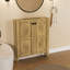 Armoire de plancher pliante 30 po gris antique avec évier en céramique - Installation brevetée en 1 minute, peu encombrante et facile à assembler, style américain-759074697