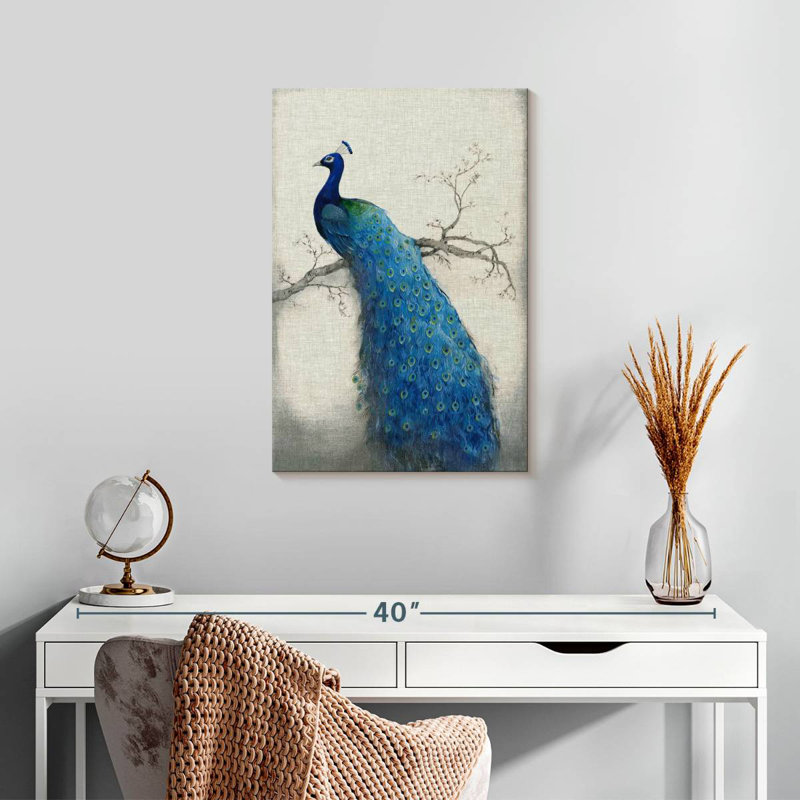 Brampt Peacock Blue II, 24" H x 16" W