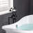 Glory 3 Handle Bathroom Clawfoot Tub Faucet with Diverter-64114614