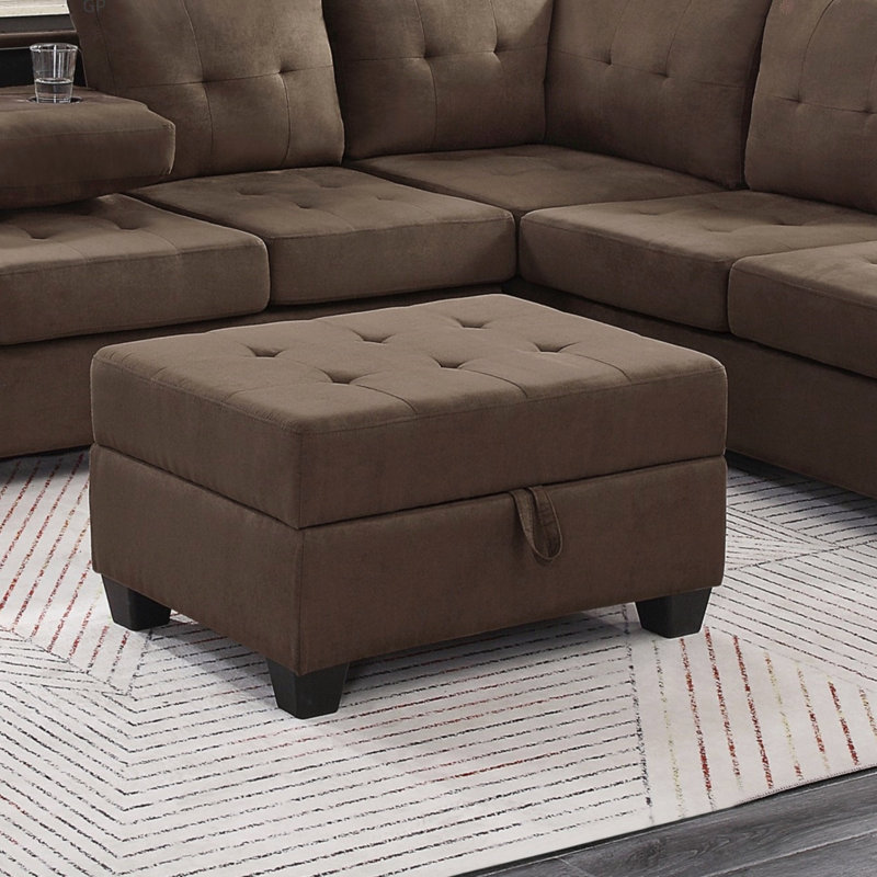 Repose-pieds de rangement 1 pièce Modern Living