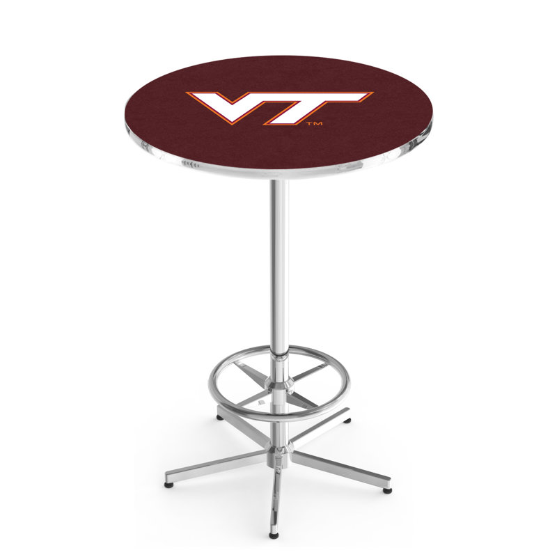 NCAA Round Dining Table, Virginia Tech University
