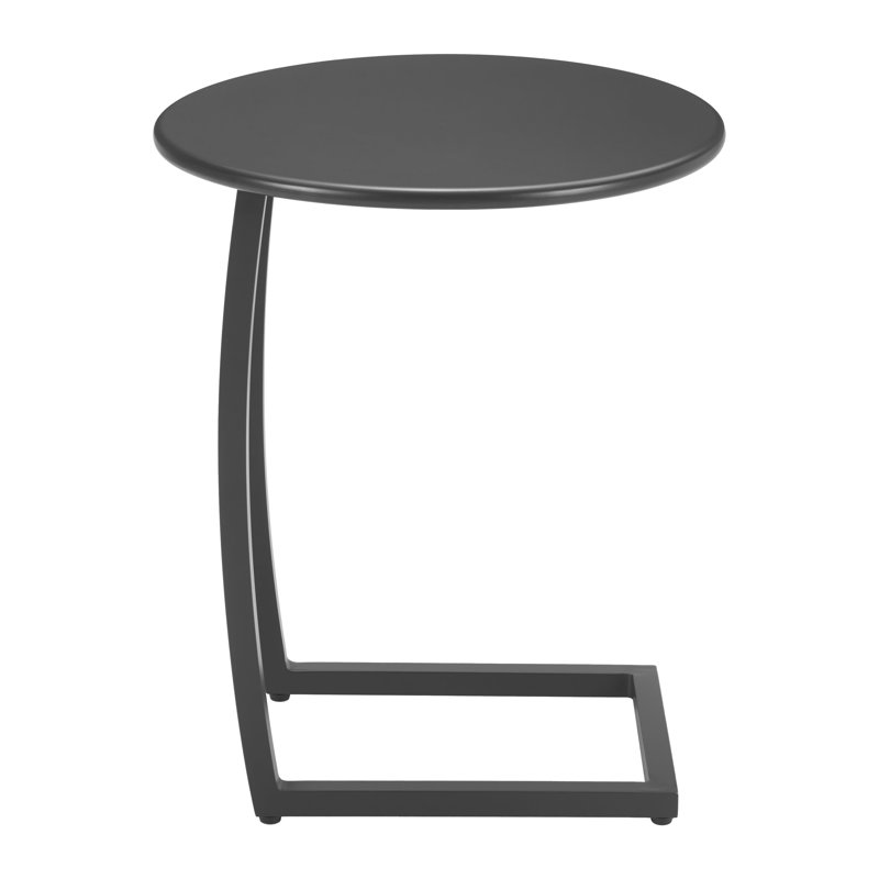 Noga End Table White, Black