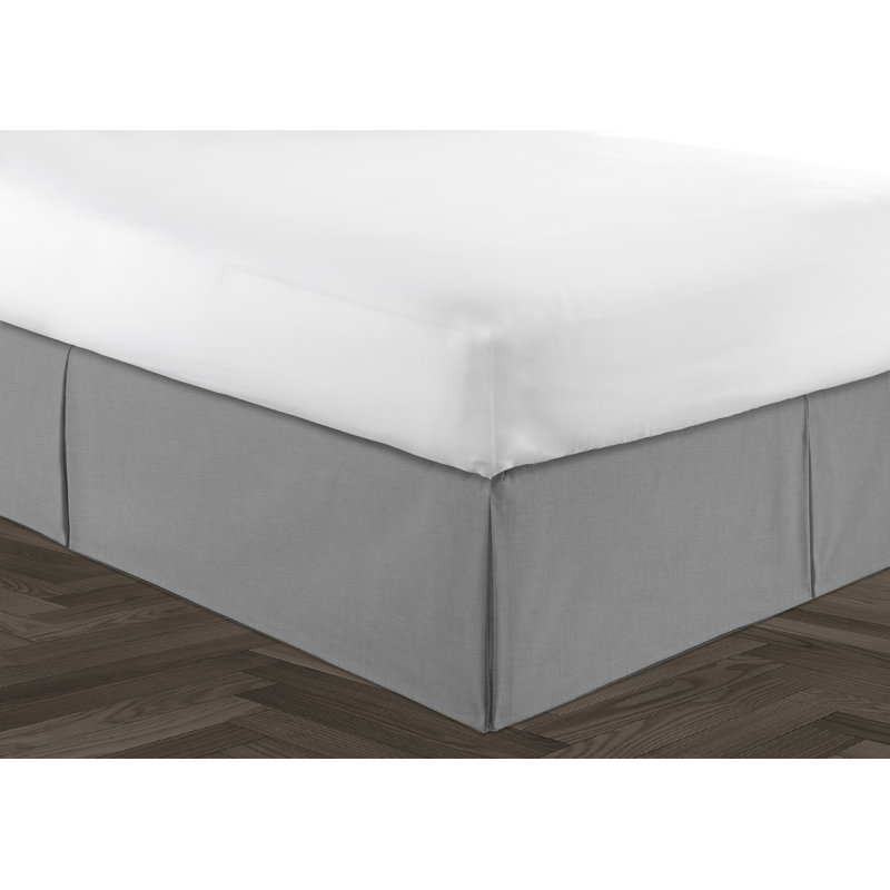 Jupe de lit Gesto, Gris, Très grand, 18 po