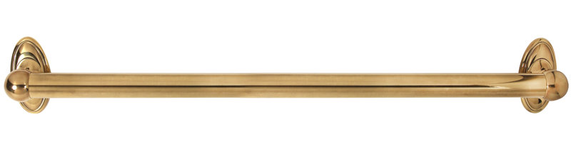 Classic Traditional 19.75'' Grab Bar, Polished Antique, 24"