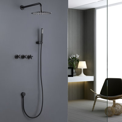 Complete Shower System with Rough in-Valve