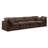 Musheerah 140'' Velvet Sofa-94482291