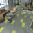 GlueCore Fab 28mil x 12" W x 24" L Adhesive Vinyl Tile Flooring-63468651