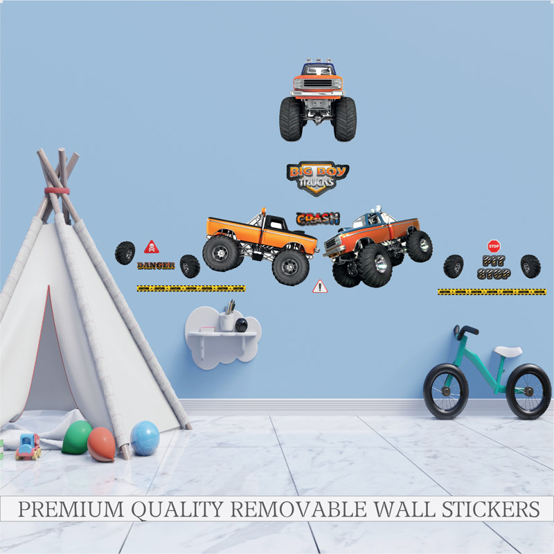 Monster Truck Wall Sticker