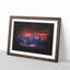 Cypress Trees Paint Splash - Framed Print-56915527-56915539