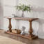 Console en bois massif 71 po Farrer-727615442