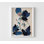 «Midnight Botanica»: Moody Blue Florals (encadré, prêt à être accroché)