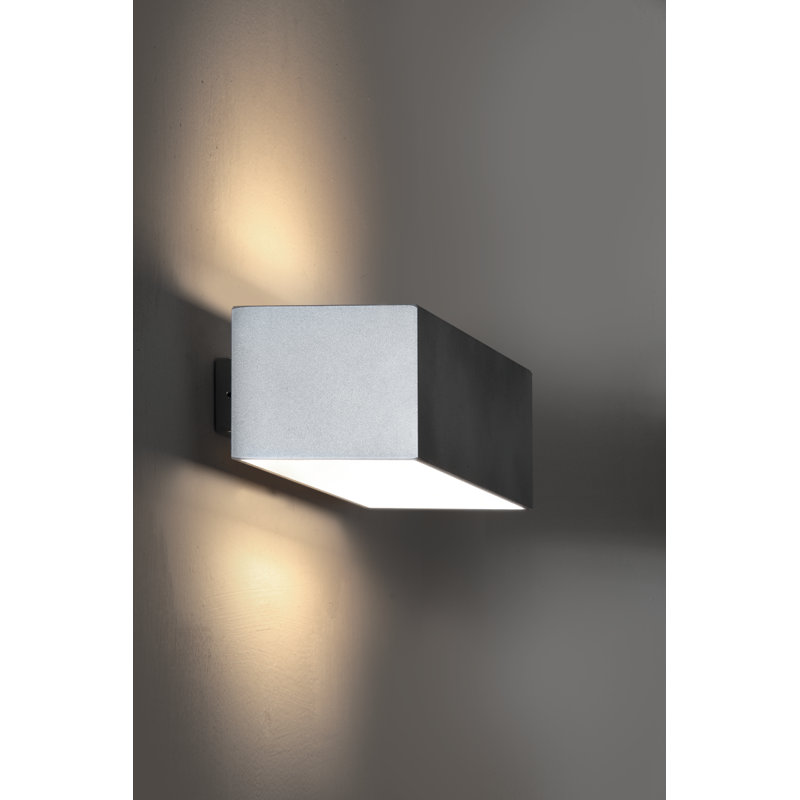 Posner Flush Mounted Sconce, 4cm H x 16cm W x 11 cm D, White