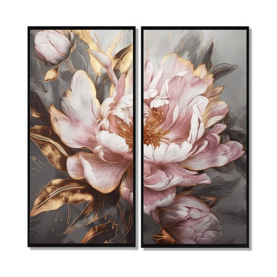 Wadebridge - impressions sur toile roses