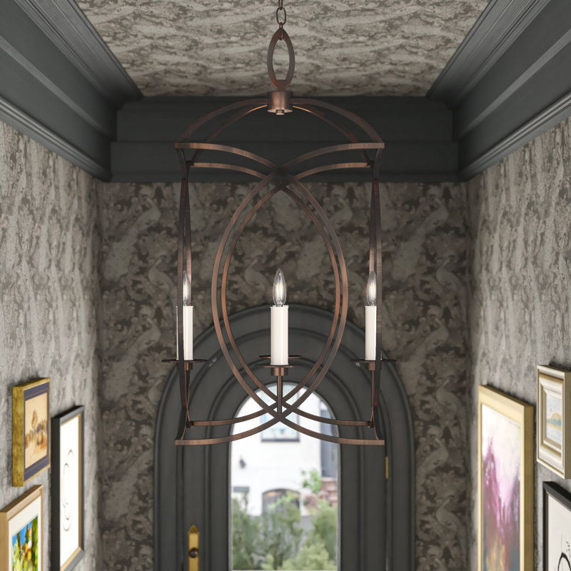 Cienfuegos 4 - Light Chandelier, Antique Bronze